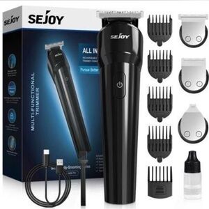 Sejoy Black All-in-One Grooming Trimmer New